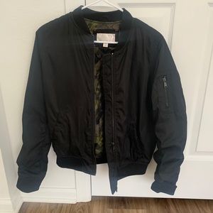 Black Bomber Jacket